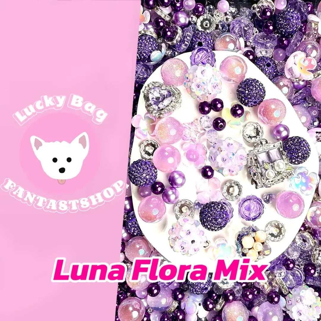 【Pre-Sale】Luna Flora Mix for Beadable Pen/ Key Chain - Open in live