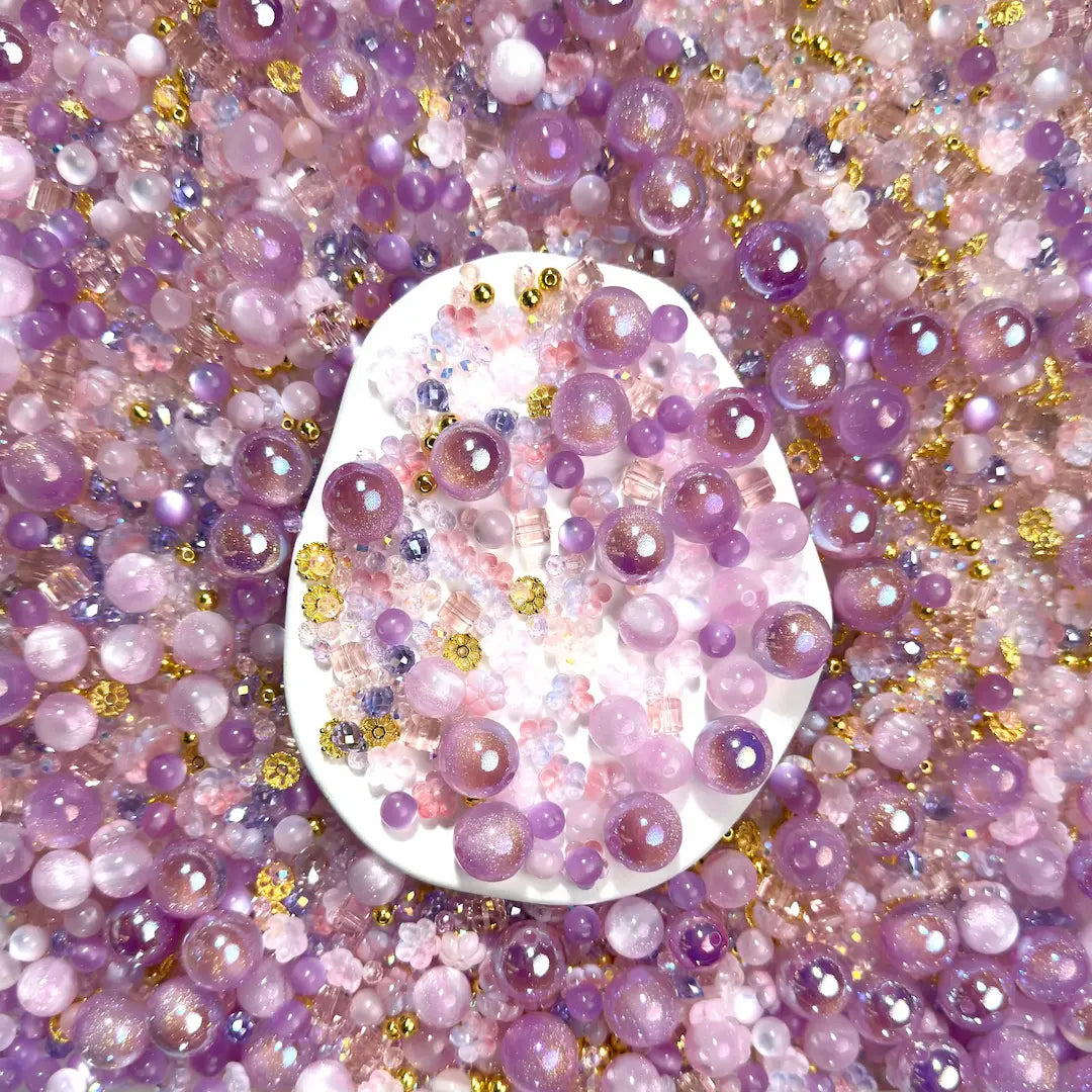 Pastel Twilight Mix for Bracelet/ Key Chain - Open in live