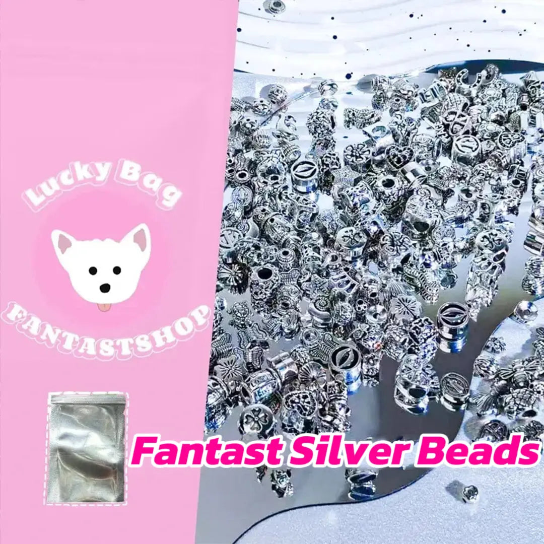 Fantast Silver Beads Blind Bag for Bracelet- Open in live