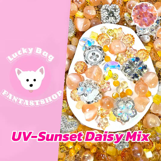 🔥【 Half Bogo+1 Bottle】Sunset Daisy Mix for Bracelet/ Key Chain - Open in live