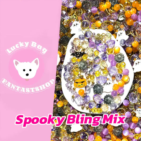 🔥【 Half Gogo+1 Bottle】Spooky Bling Mix For Bracelet - Open in live