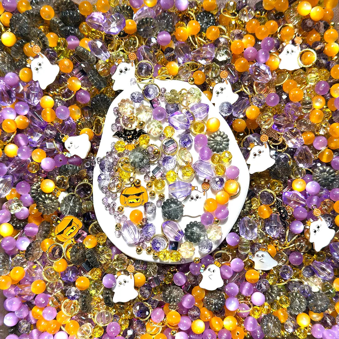 🔥【 Half Bogo+1 Bottle】Spooky Bling Mix For Bracelet - Open in live