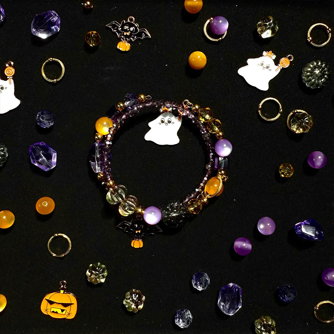 🔥【 Half Bogo+1 Bottle】Spooky Bling Mix For Bracelet - Open in live