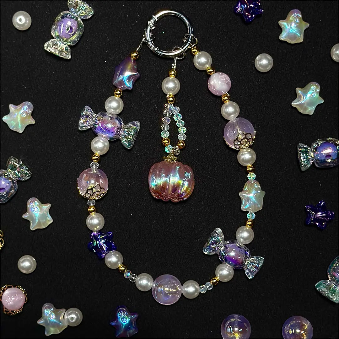 🔥【 Half Bogo+1 Bottle】Enchanted Pumpkin Mix for / Key /Phone Chain/Bracelet - Open in live