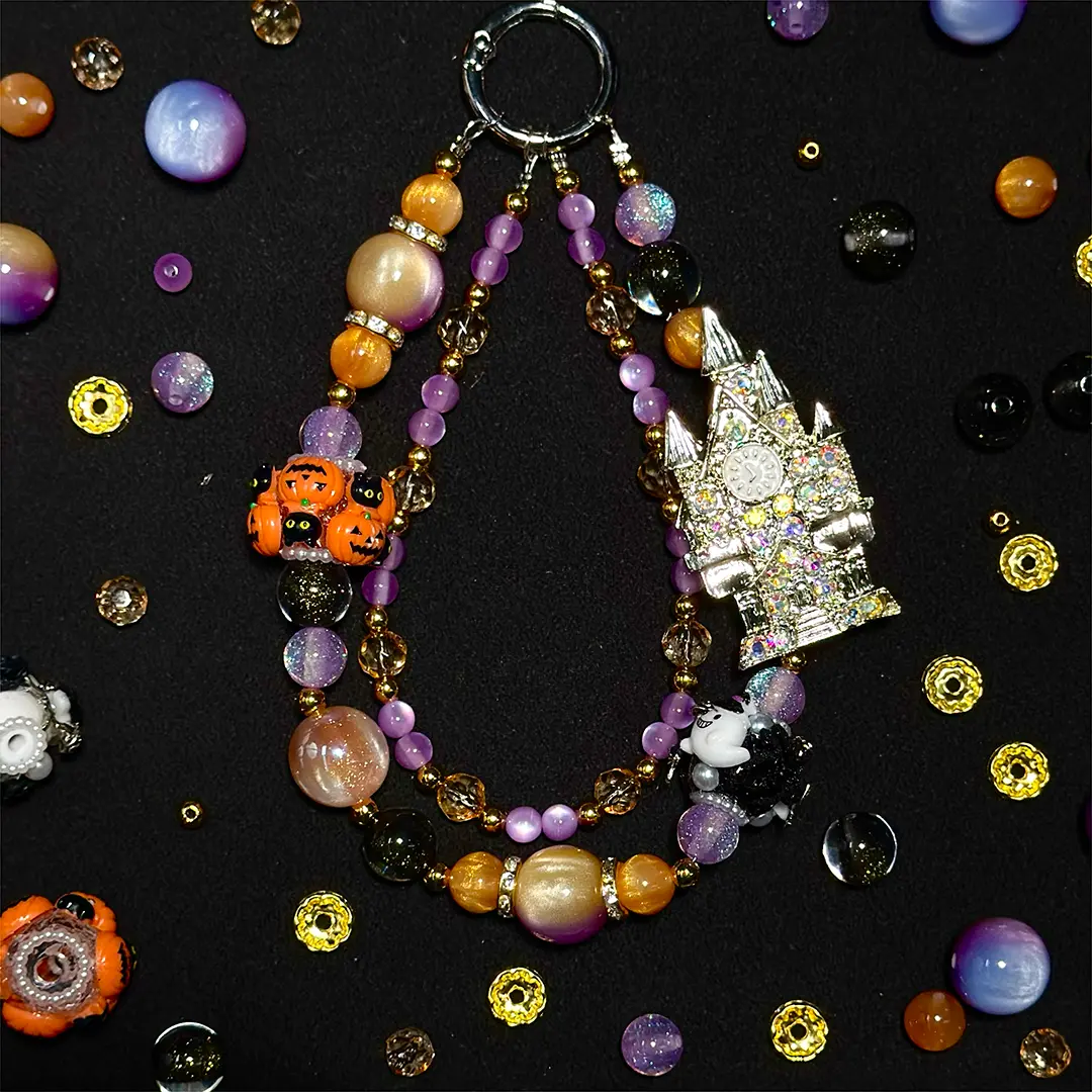 🔥【 Half Bogo+1 Bottle】Ghostie Party Mix for / Key /Phone Chain/Bracelet - Open in live
