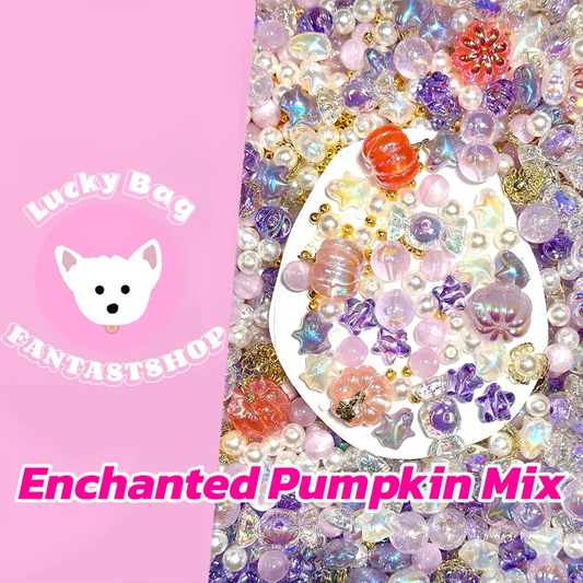 🔥【 Half Gogo+1 Bottle】Enchanted Pumpkin Mix for / Key /Phone Chain/Bracelet - Open in live