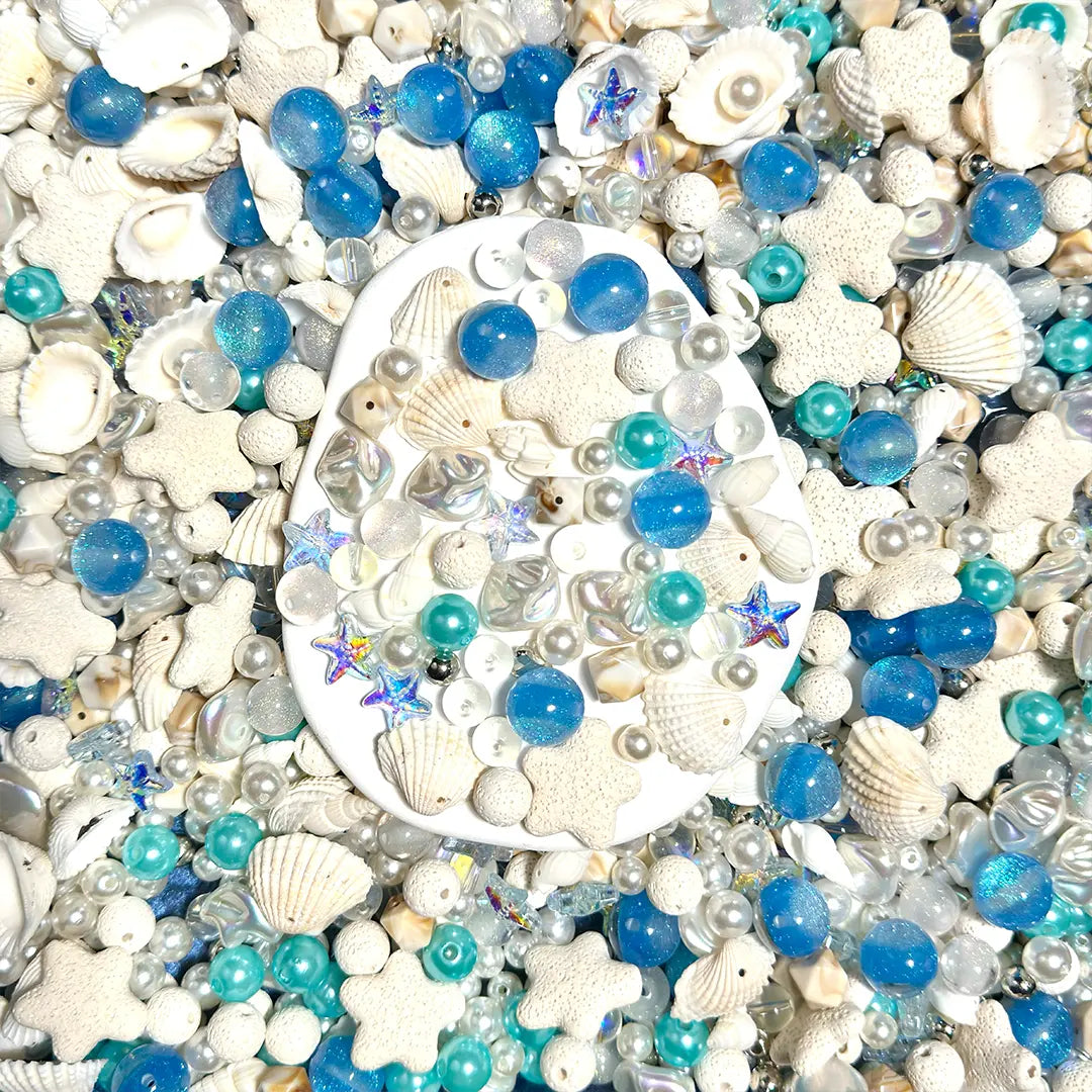 🔥【 Half Bogo+1 Bottle】Sunny Beach Mix  for / Key /Phone Chain/Bracelet- Open in live