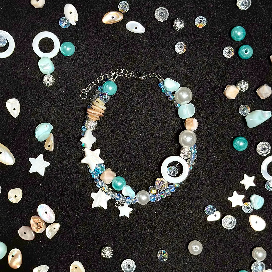🔥【 Half Bogo+1 Bottle】Tranquil Shell Mix  for / Key /Phone Chain/Bracelet - Open in live
