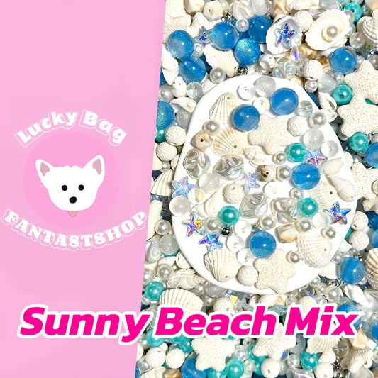 🔥【 Half Bogo+1 Bottle】Sunny Beach Mix  for / Key /Phone Chain/Bracelet- Open in live