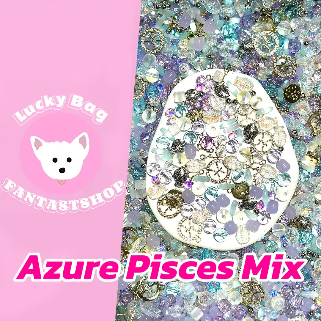 Azure Pisces Mix for / Bracelet/ necklace / Keychain/Phone chain- Open in live
