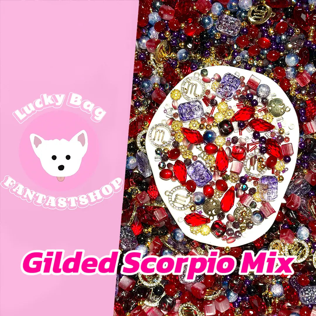 Gilded Scorpio  Mix for / Bracelet/ necklace / Keychain/Phone chain- Open in live
