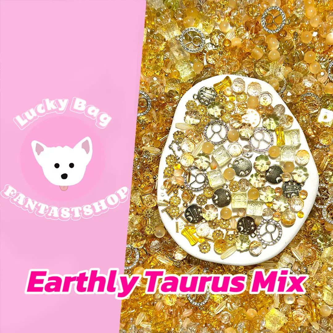 Earthly Taurus Mix  for / Key / Phone Chain/Bracelet- Open in live