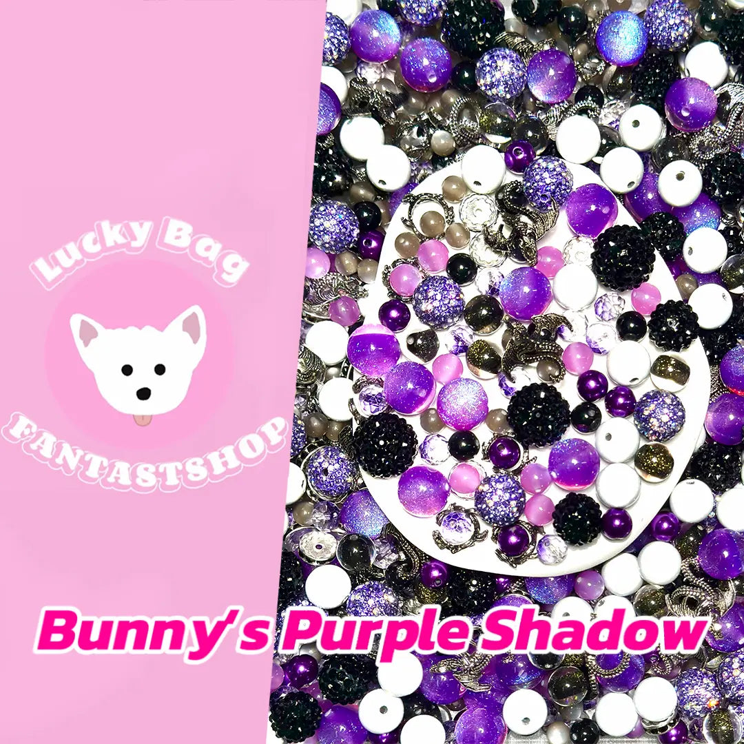 🔥  Bunny‘s Purple Shadow Mix for / Bracelet/  Keychain/Phone chain- Open in live
