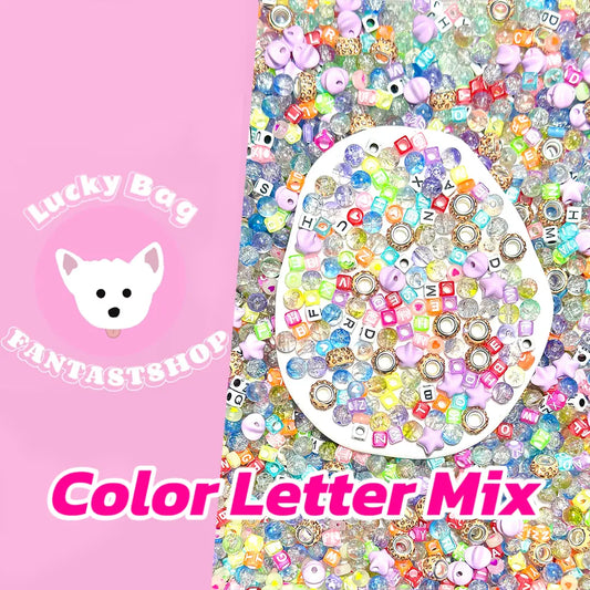 Color Letter Mix for Key /Phone Chain/Bracelet/Necklace- Open in live