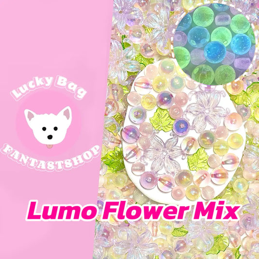 Lumo Flower Mix for Key /Phone Chain/Bracelet/Pen/Necklace- Open in live