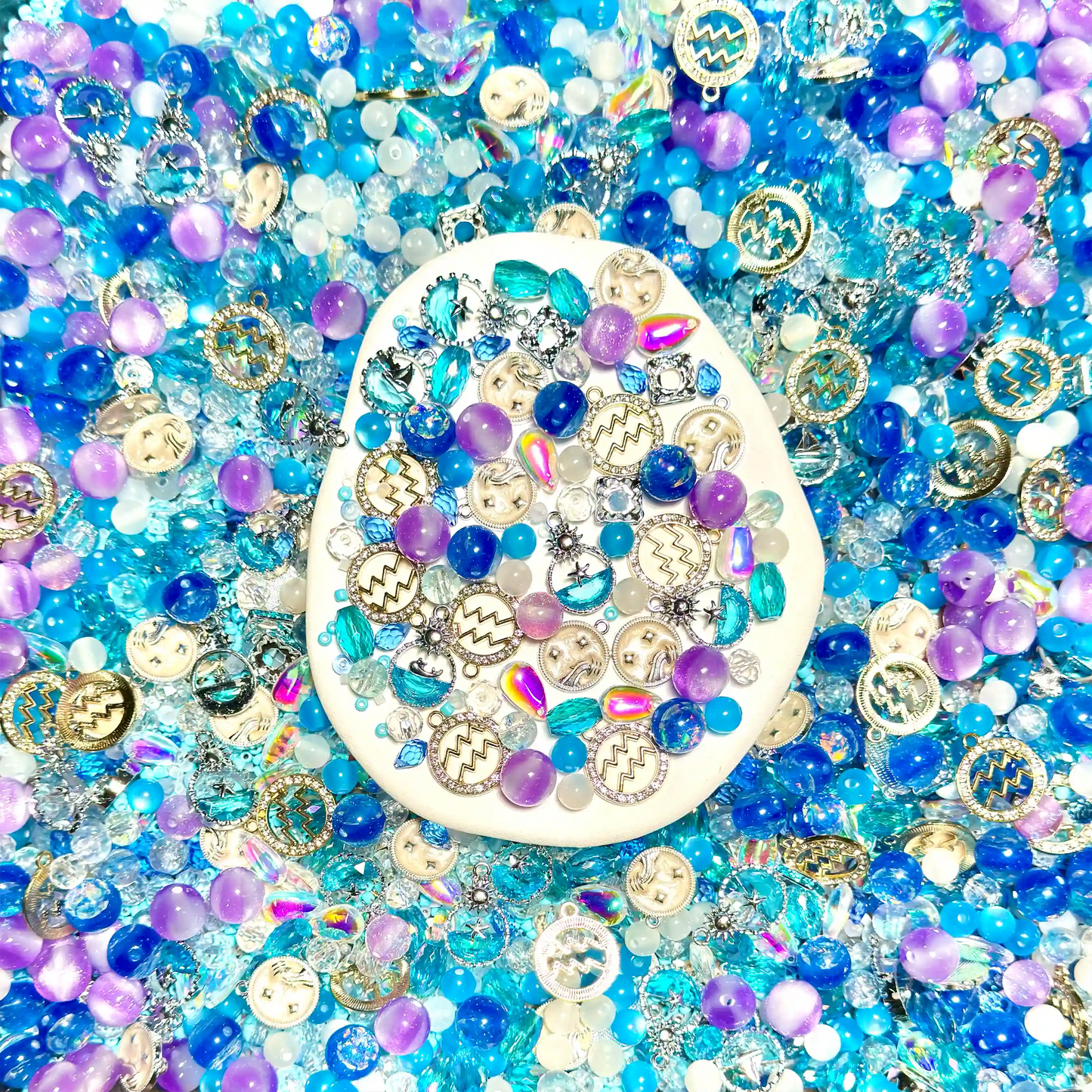 Chromia Aquarius Mix for / Key / Phone Chain/Bracelet- Open in live