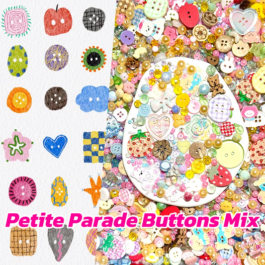 Petite Parade Buttons Mix for Phone/Key Chain/Phone Case - Open in live