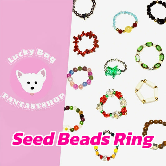 【Pre-sale】Seed Beads Ring - Open in live