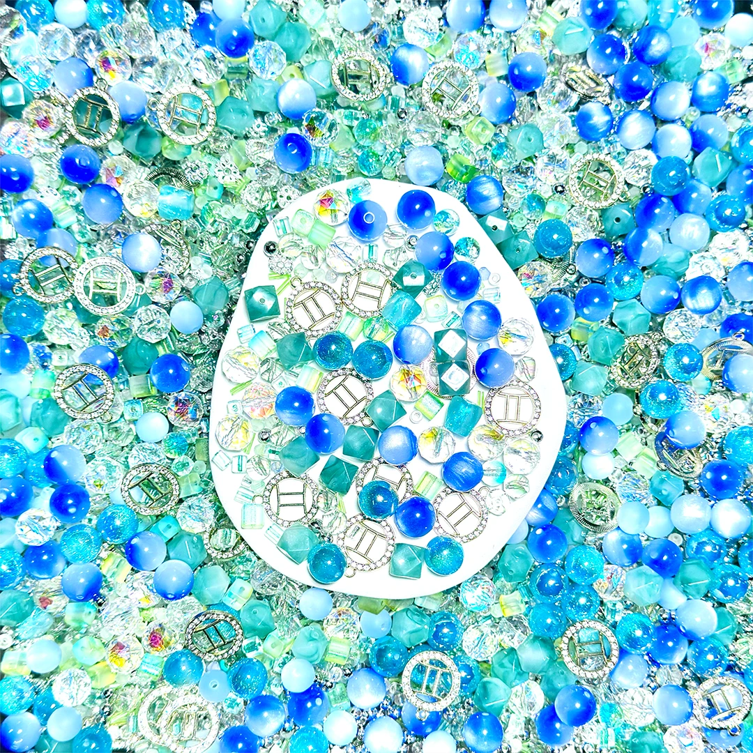 Cosmic Gemini Mix for / Key / Phone Chain/Bracelet- Open in live