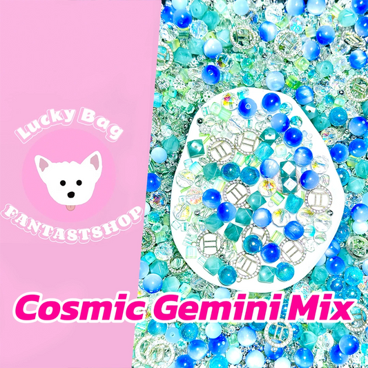 Cosmic Gemini Mix for / Key / Phone Chain/Bracelet- Open in live