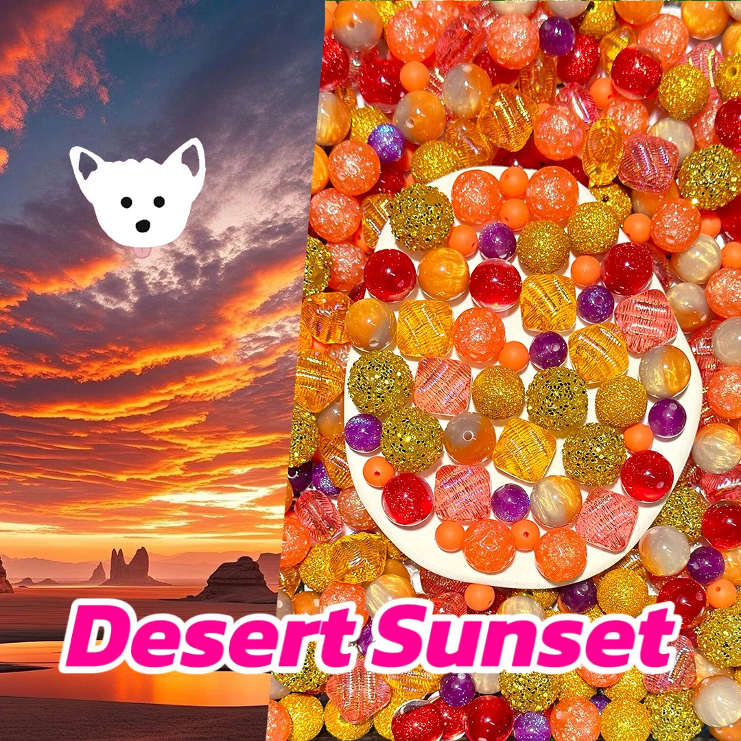 Desert Sunset for Key/Phone Chain/Bracelet/Necklace- Open in live