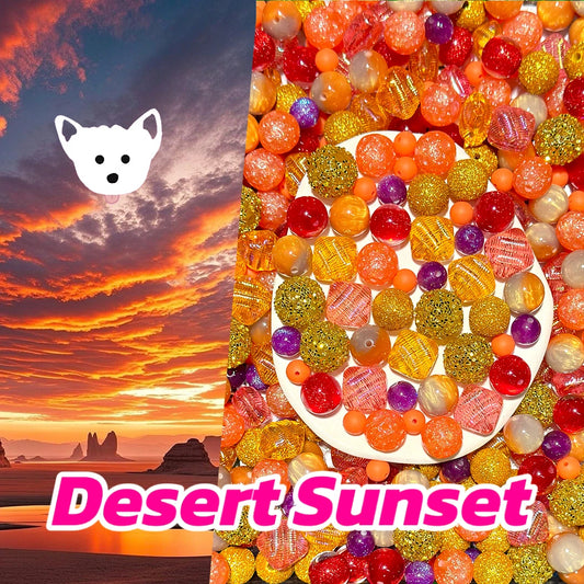Desert Sunset for Key/Phone Chain/Bracelet/Necklace- Open in live