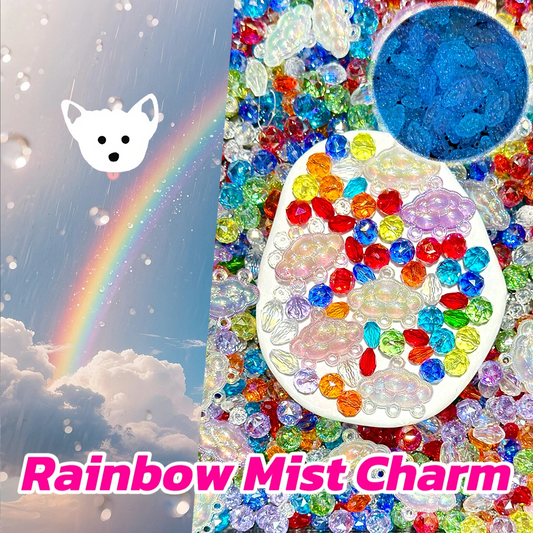【New Arrival +1 Scoop】Rainbow Mist Charm  for Key/Phone Chain/Bracelet/Necklace- Open in live