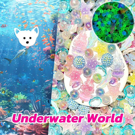 【New Arrival +1 Scoop】【Glowing】Underwater World for Key/Phone Chain/Bracelet/Necklace- Open in live