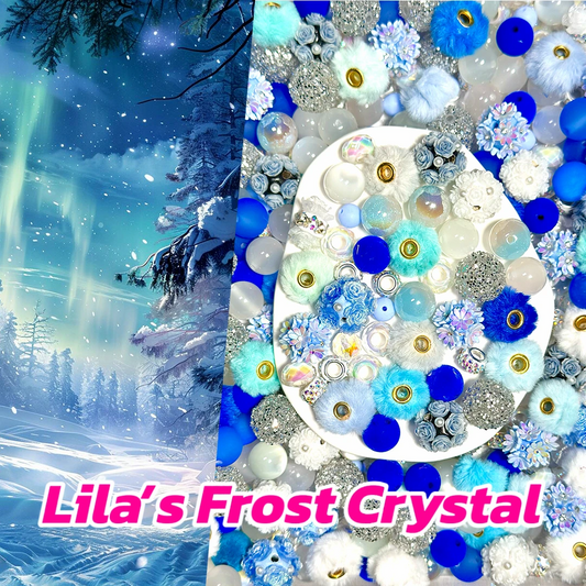 【New Arrival+1 Scoop】Lila’s Frost Crystal for Key/Phone Chain/Bracelet/Necklace- Open in live