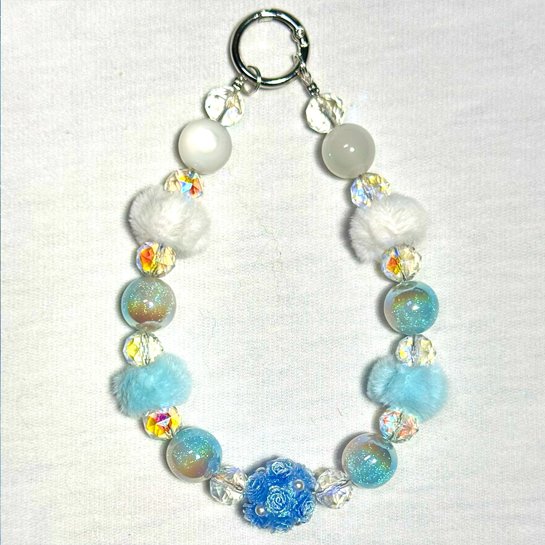 【New Arrival+1 Scoop】Lila’s Frost Crystal for Key/Phone Chain/Bracelet/Necklace- Open in live
