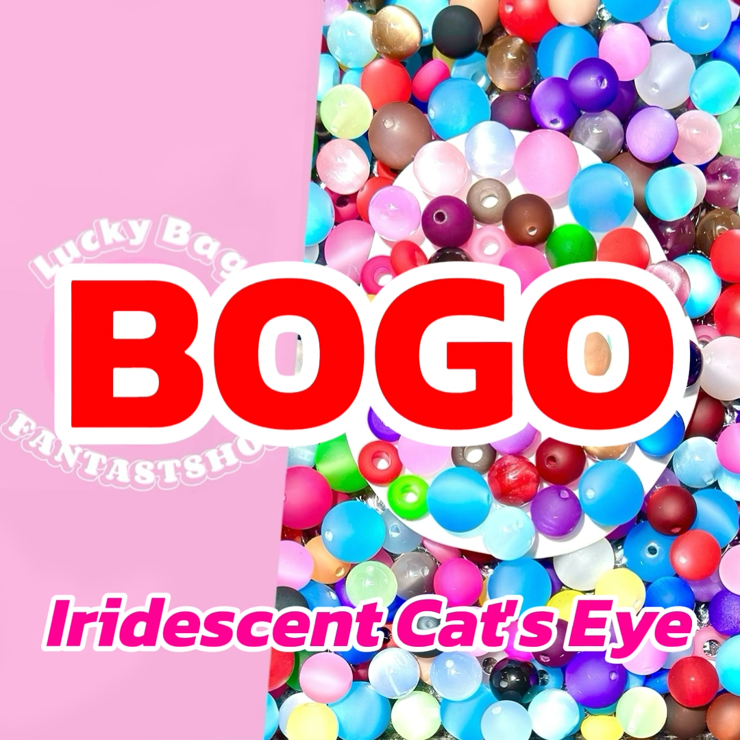 【BOGO】Iridescent Cat's Eye for Bracelet/Keychain - Open in live