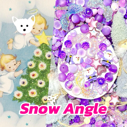【New Arrival+1 Scoop】Snow Angle for Phone Chain/Car Hanging/Pen- Open in live