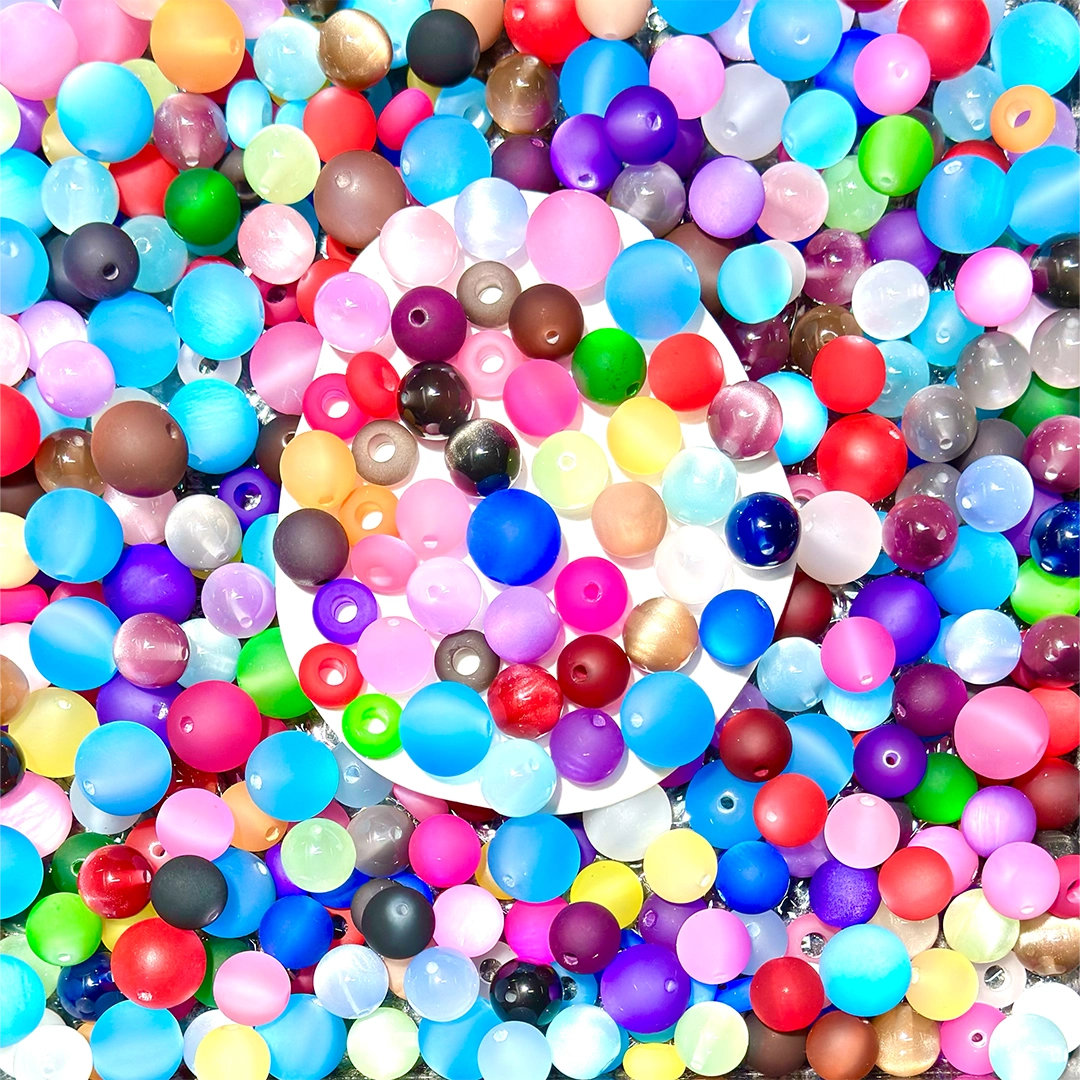 【BOGO】Iridescent Cat's Eye for Bracelet/Keychain - Open in live