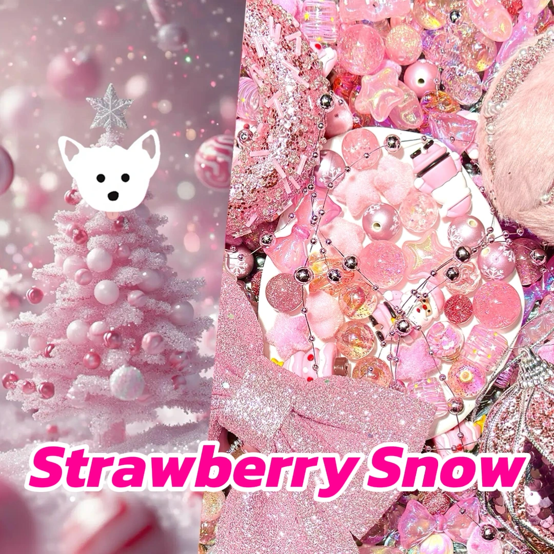 【New Arrival+1 Scoop】【Master】Strawberry Snow for Phone Chain/Car Hanging - Open in live