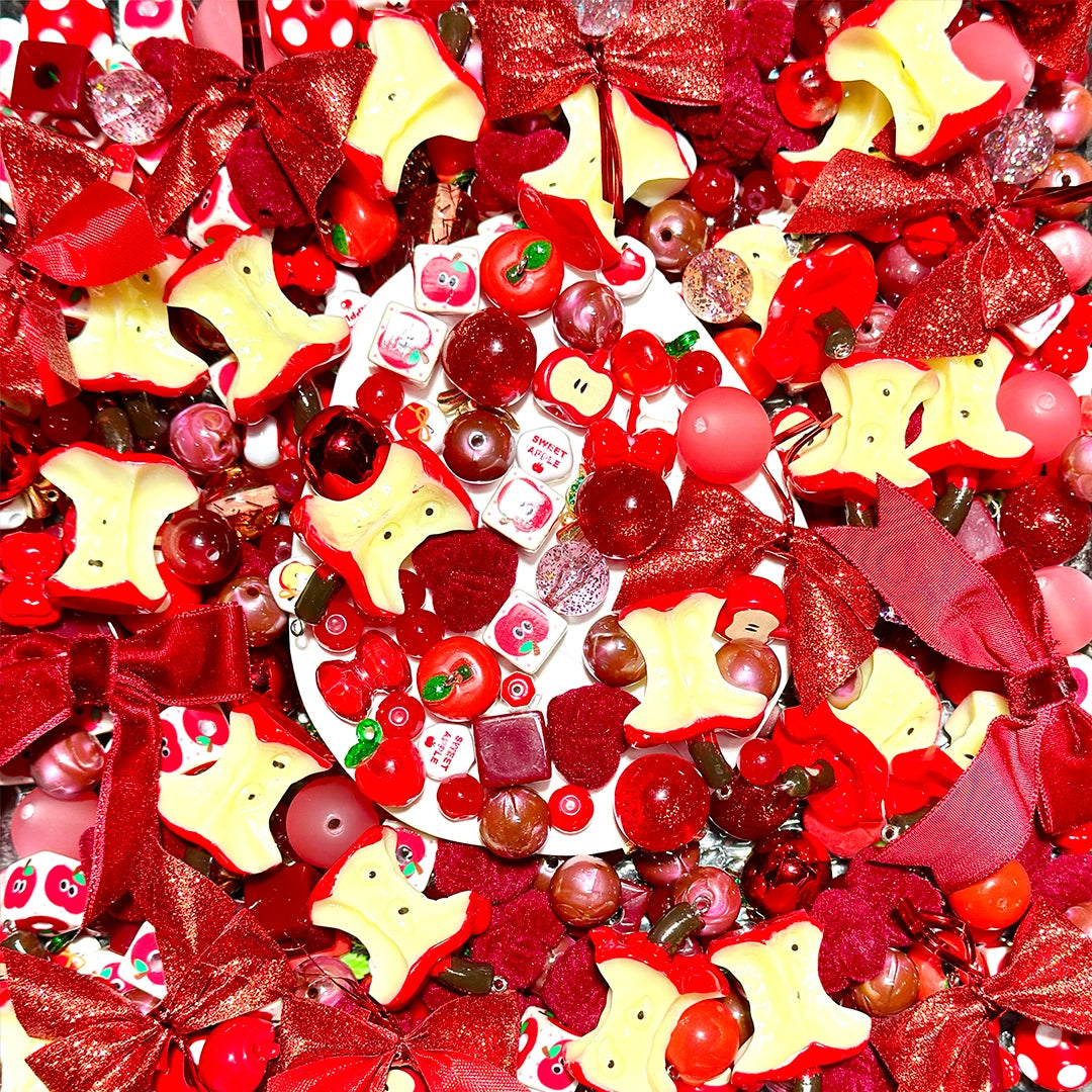 Xmas Apple Glam  for Phone Chain/Car Hanging/Pen- Open in live