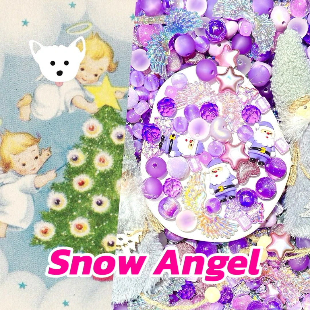 Snow Angel for Phone Chain/Car Hanging/Pen- Open in live