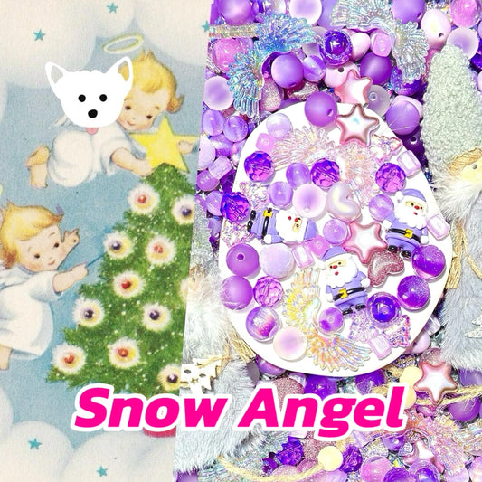 Snow Angel for Phone Chain/Car Hanging/Pen- Open in live