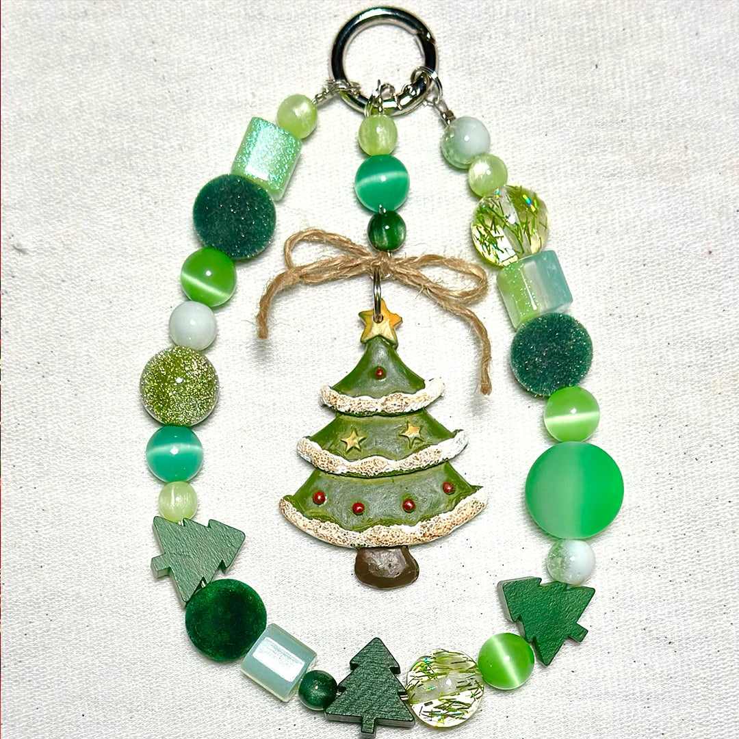 Enchanted Christmas Tree  for Phone Chain/Car Hanging/Pen- Open in live