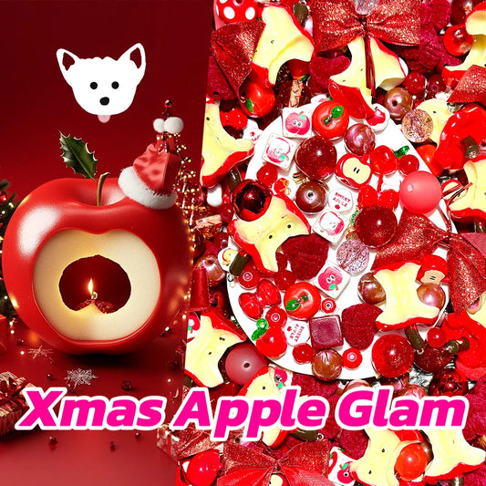 Xmas Apple Glam  for Phone Chain/Car Hanging/Pen- Open in live