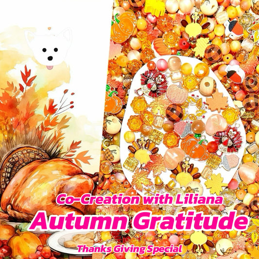 【Co-Creation with Liliana】Autumn Gratitude  for Phone Chain/Car Hanging/Pen- Open in live
