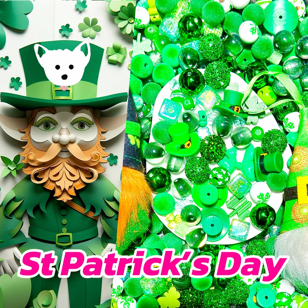 St Patrick’s Day for Bracelect / Phone Chain/Car Hanging- Open in live