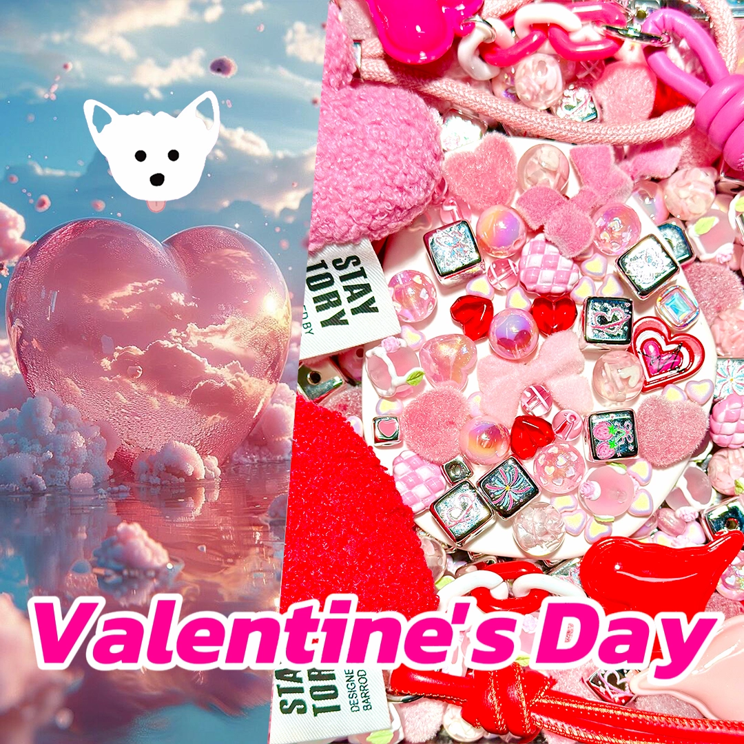 Valentine's Day for Phone Chain/Car Hanging/Pen- Open in live