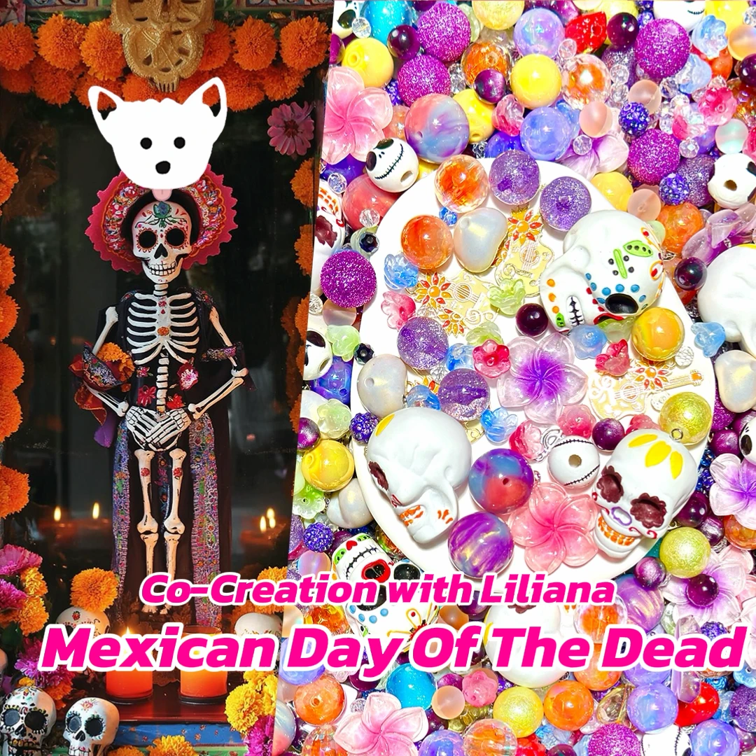 【Master】【Co-Creation with Liliana】Mexican Day of the Dead for Keychain / Car Hanging / Pen- Open in live