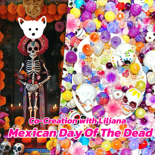 【Master】【Co-Creation with Liliana】Mexican Day of the Dead for Keychain / Car Hanging / Pen- Open in live