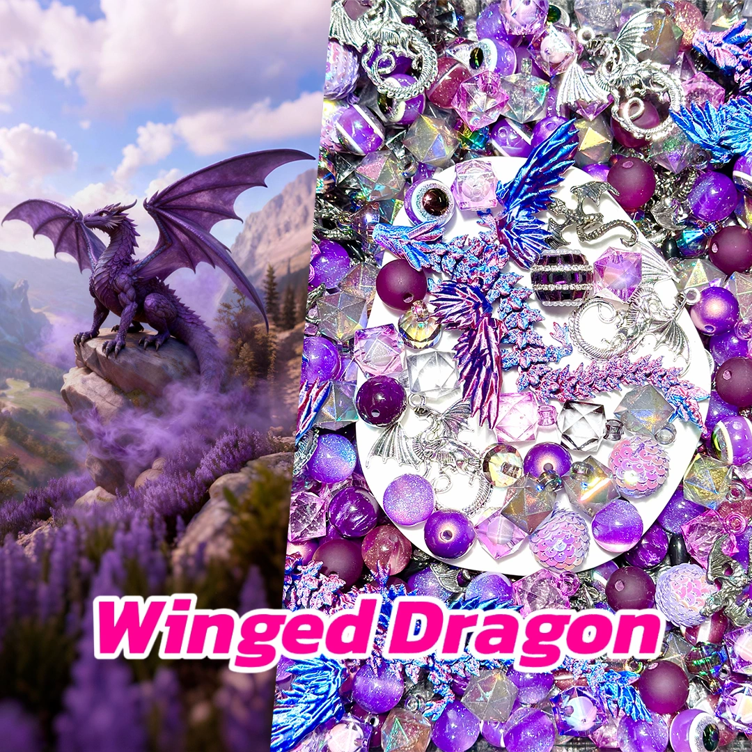 Winged Dragon for Bracelect / Keychain- Open in live