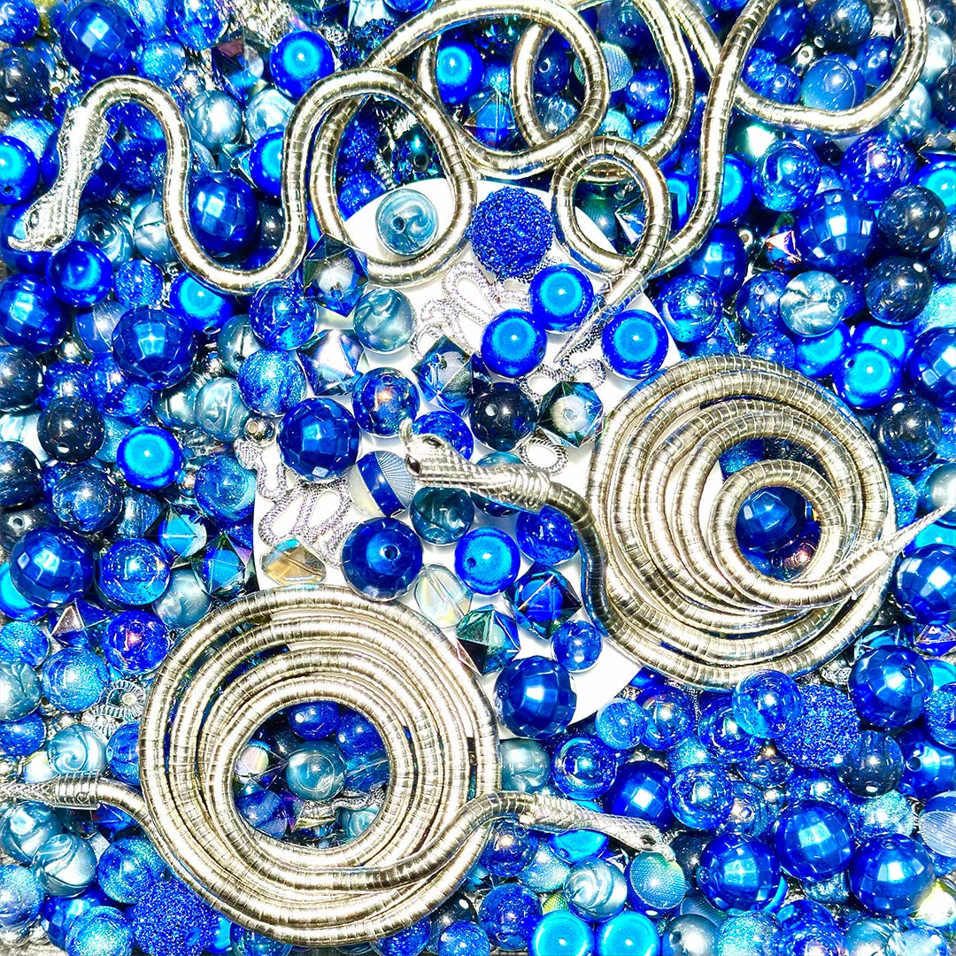Azure Serpent Coil for Bracelect / Keychain- Open in live