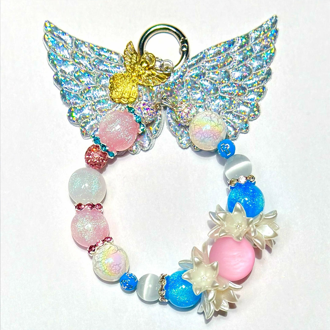 【Co-Creation with Rose】Angel Wings for Bracelet / Keychain- Open in live