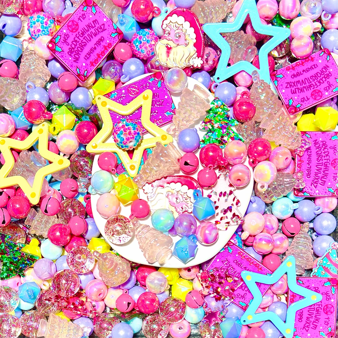 Pop Art Noel for Bracelet/Key/Phone Chain/Pen- Open in live