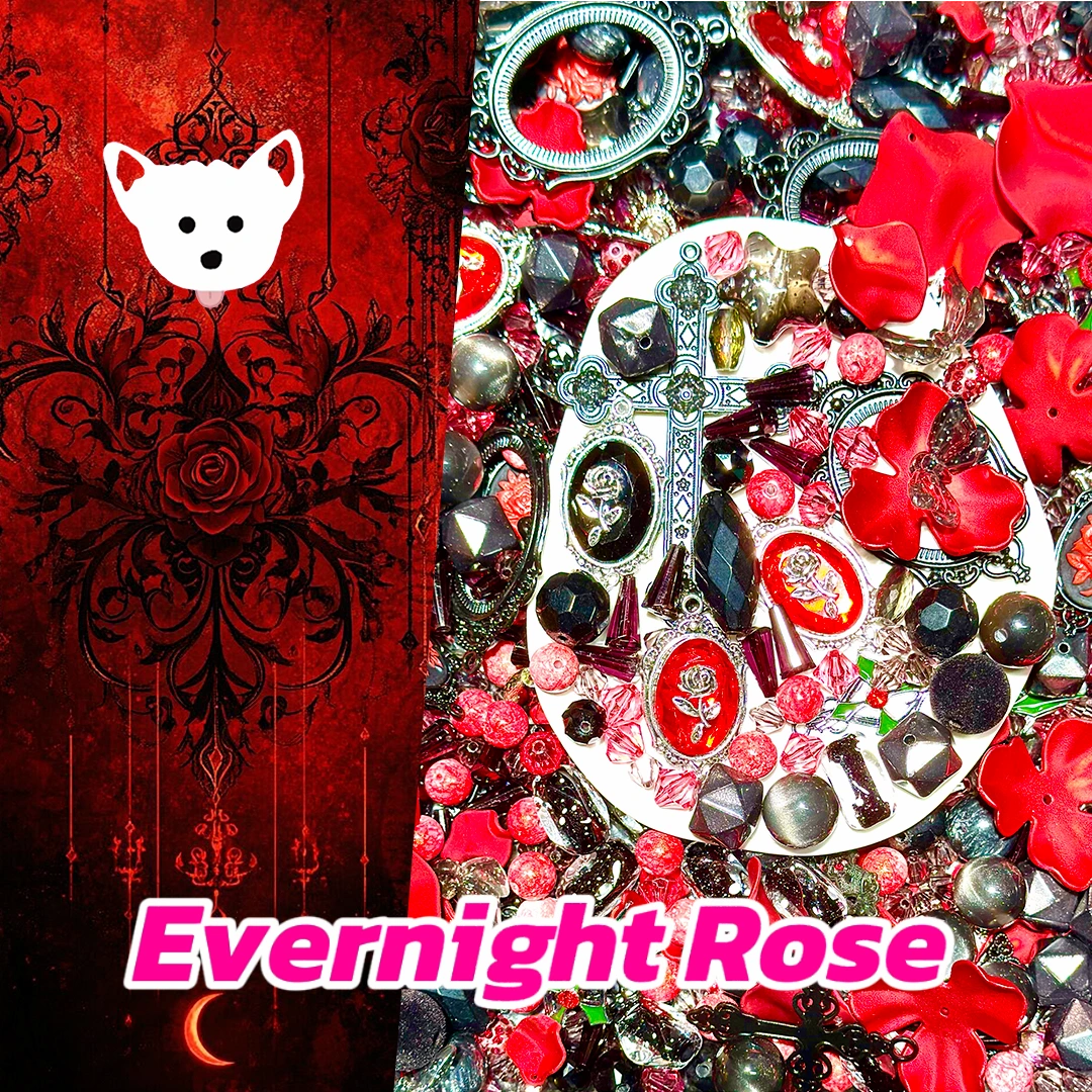 Evernight Rose for Key/Phone Chain/Pen- Open in live