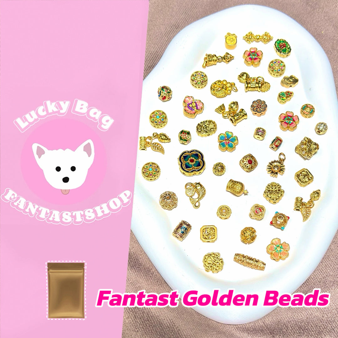 Fantast Golden Beads Blind Bag for Bracelet - Open in live